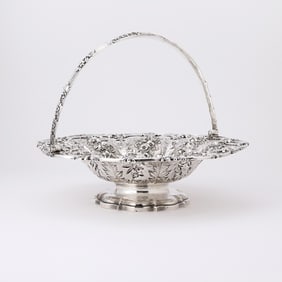 George IV Sterling Silver Cake Basket