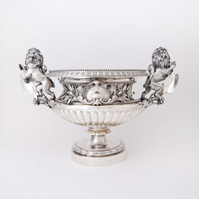 Victorian Sterling Silver Punch Bowl