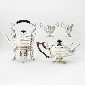 Assembled Sterling Silver Tea Service