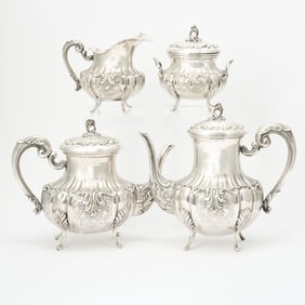 Italian Silver Tea and Coffee Service
