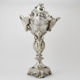 Royal Interest: German Silver-Gilt Centerpiece