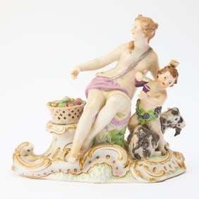 Berlin Porcelain Allegorical Figural Group