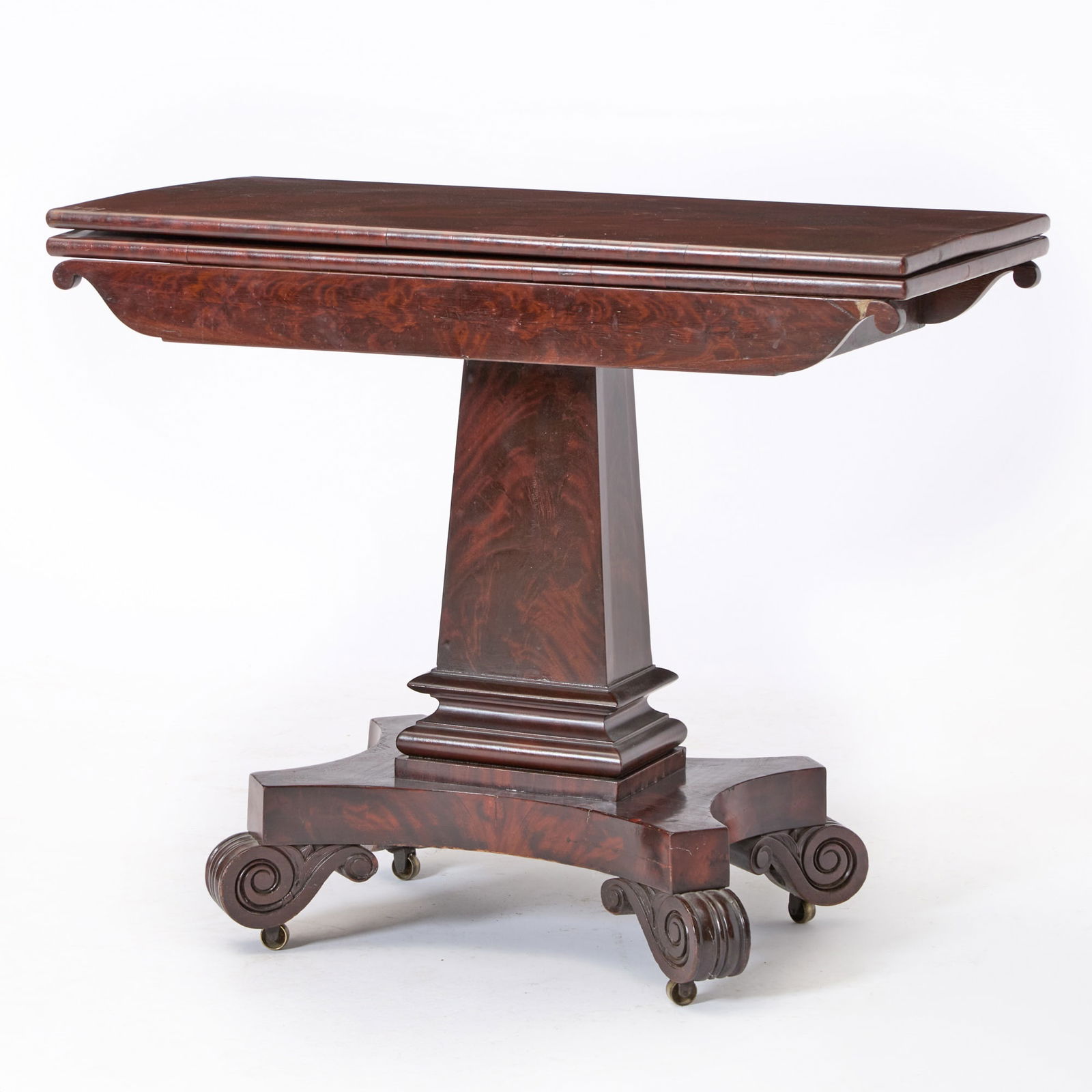 American Classical Mahogany Games Table (1 of 8)