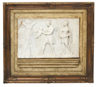 Italian Grand Tour Marble Relief