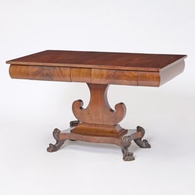 Baltic Neoclassical Mahogany Writing Table