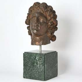 Terracotta of the Head of a Young Man