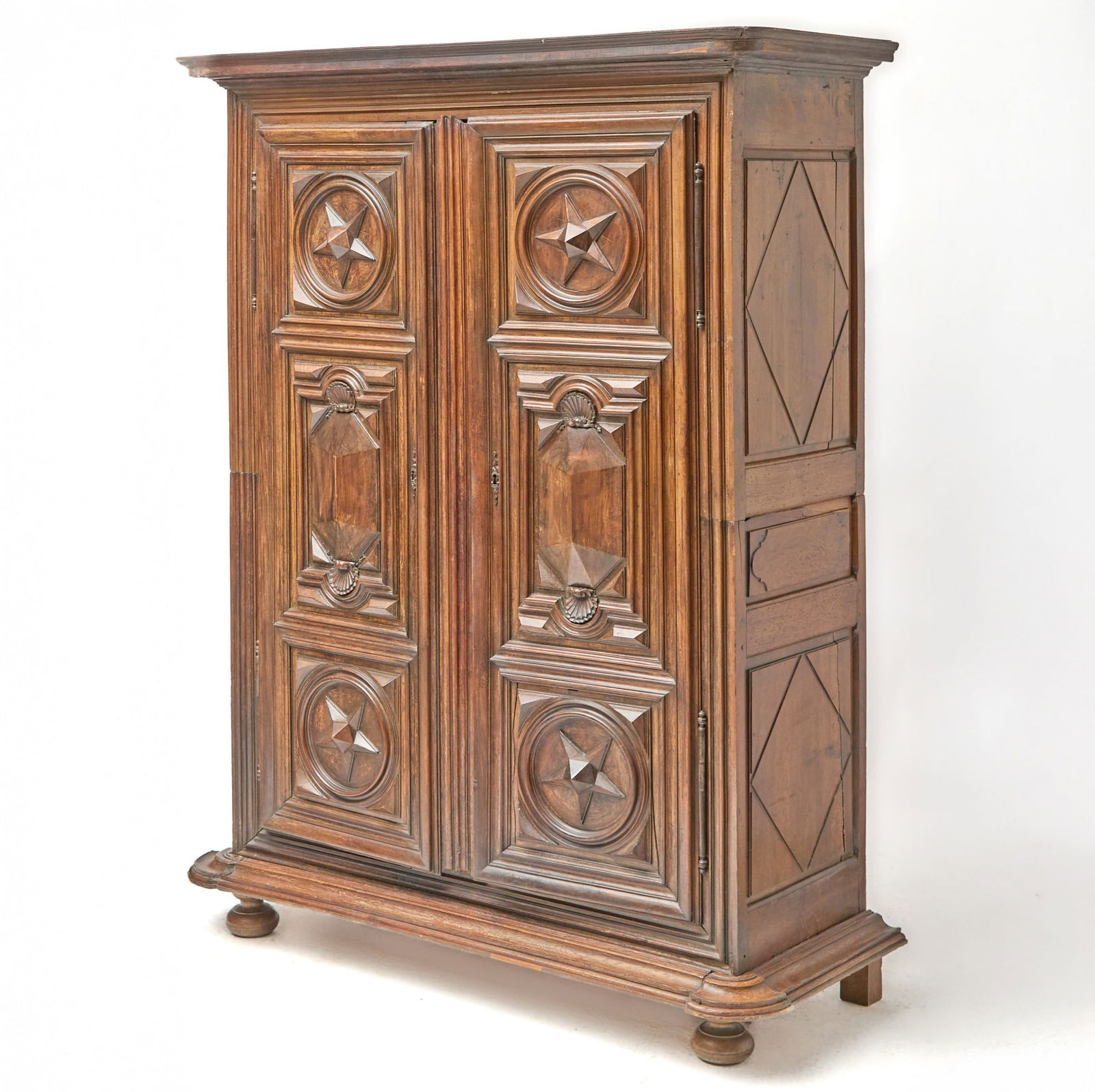 Louis XIV Walnut Armoire (1 of 5)