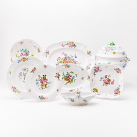 Chantilly Porcelain Part Dinner Service