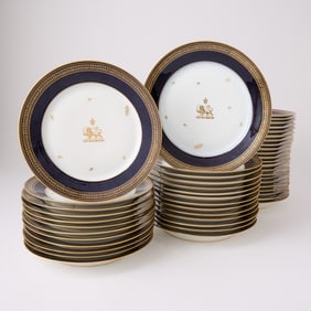Sèvres Porcelain Imperial Partial Dinner Service