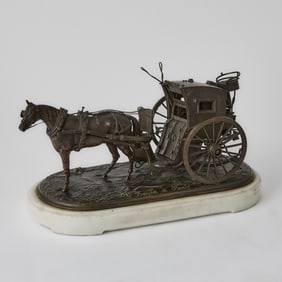 French Patinated Bronze Group