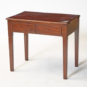 George III Mahogany Metamorphic Library Table