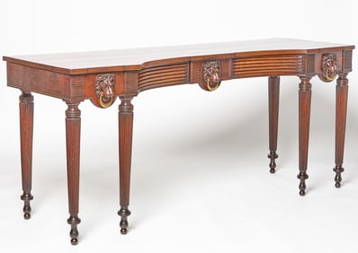 Regency Mahogany Serving Table