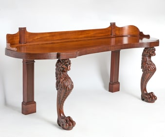 George IV Carved Mahogany Serving Table