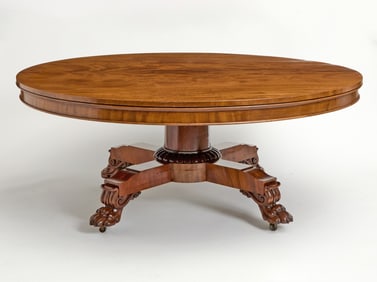 George IV Mahogany Circular Dining Table