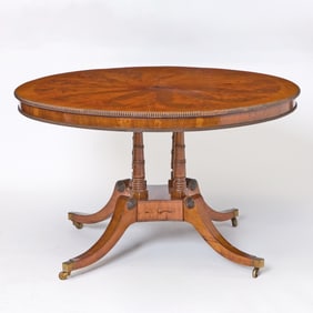 William IV Inlaid Mahogany Breakfast Table