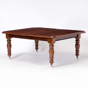 William IV Mahogany Dining Table With two leaves