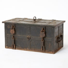 Wrought Iron Strong Box