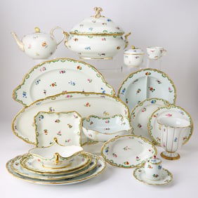 Assembled Meissen Porcelain Service