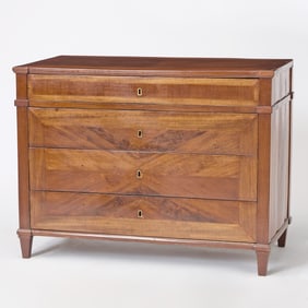 Spanish Neoclassical Mahogany Commode