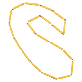 Tiffany & Co. Long Gold Link Necklace