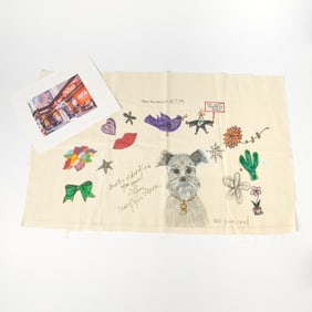 A hand-made drawing by Mary Tyler Moore