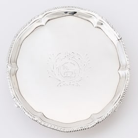 George III Sterling Silver Salver