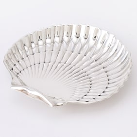 Gorham for Cartier Sterling Silver Shell-Form Dish