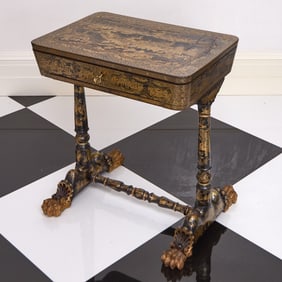 Chinese Export Lacquer Work Table