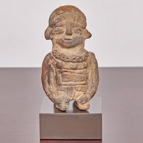 Mayan Pottery Molded Figure