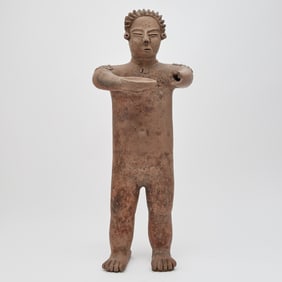 Tall Colima Standing Male Figure