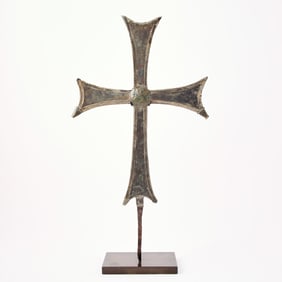 Byzantine Bronze Processional Cross