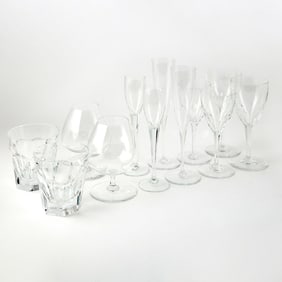 Group of Baccarat Colorless Glass Stemware