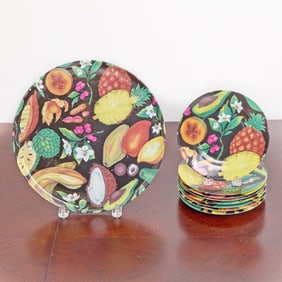 Rochard Limoges Porcelain Partial Dinner Service