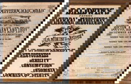 Two American printed broadsides