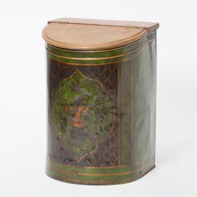 Victorian Painted Tole Coal Hod