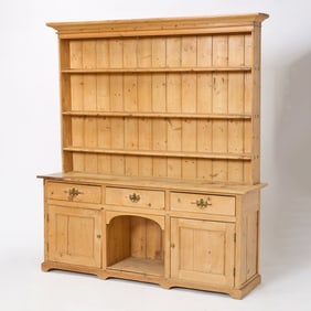 Welsh Stripped Pine Welsh Dresser