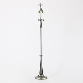 Patinated Metal Floor Lamp