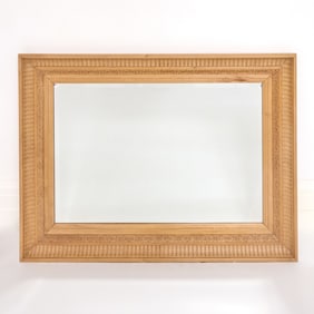Carved Wood Mirror