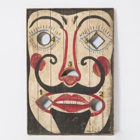 American Painted Beanbag Playing Board