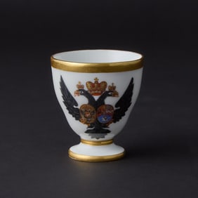 Porcelain Ice Cup from the Grand Duke Paul Petrovich Service