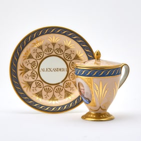 Porcelain Cup and Saucer