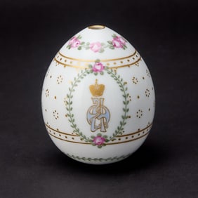 Russian Porcelain Easter Egg