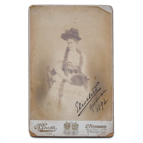 Grand Duchess Elizabeth Feodorovna: Cabinet Card, 1896