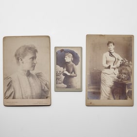 Grand Duchess Elizabeth Feodorovna: Carte de Visite, Signed Cabinet Photo and Cabinet Photo