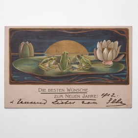 Grand Duchess Elizabeth Feodorovna: Postcard Inscribed to Duchess Helene of Mecklenburg-Strelitz