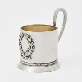 Fabergé Silver Tea Glass Holder