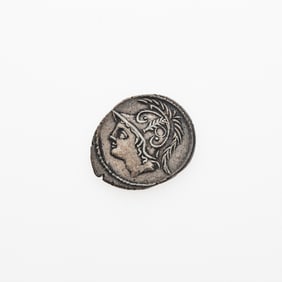 Q. Thermus M.f. c. 103 B.C.E. AR Denarius (3.87g, 22mm).