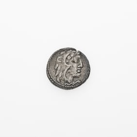 M. Volteius M.F. c. 78 B.C.E. AR Denarius (3.69g, 17mm).