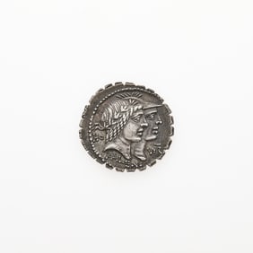 Q. Fufius Calenus and Mucius Cordus. c. 70 B.C.E. AR Denarius (3.74g, 20mm).