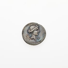 M. Aemilius Lepidus. c. 61 B.C.E. AR Denarius (3.90g, 19mm).